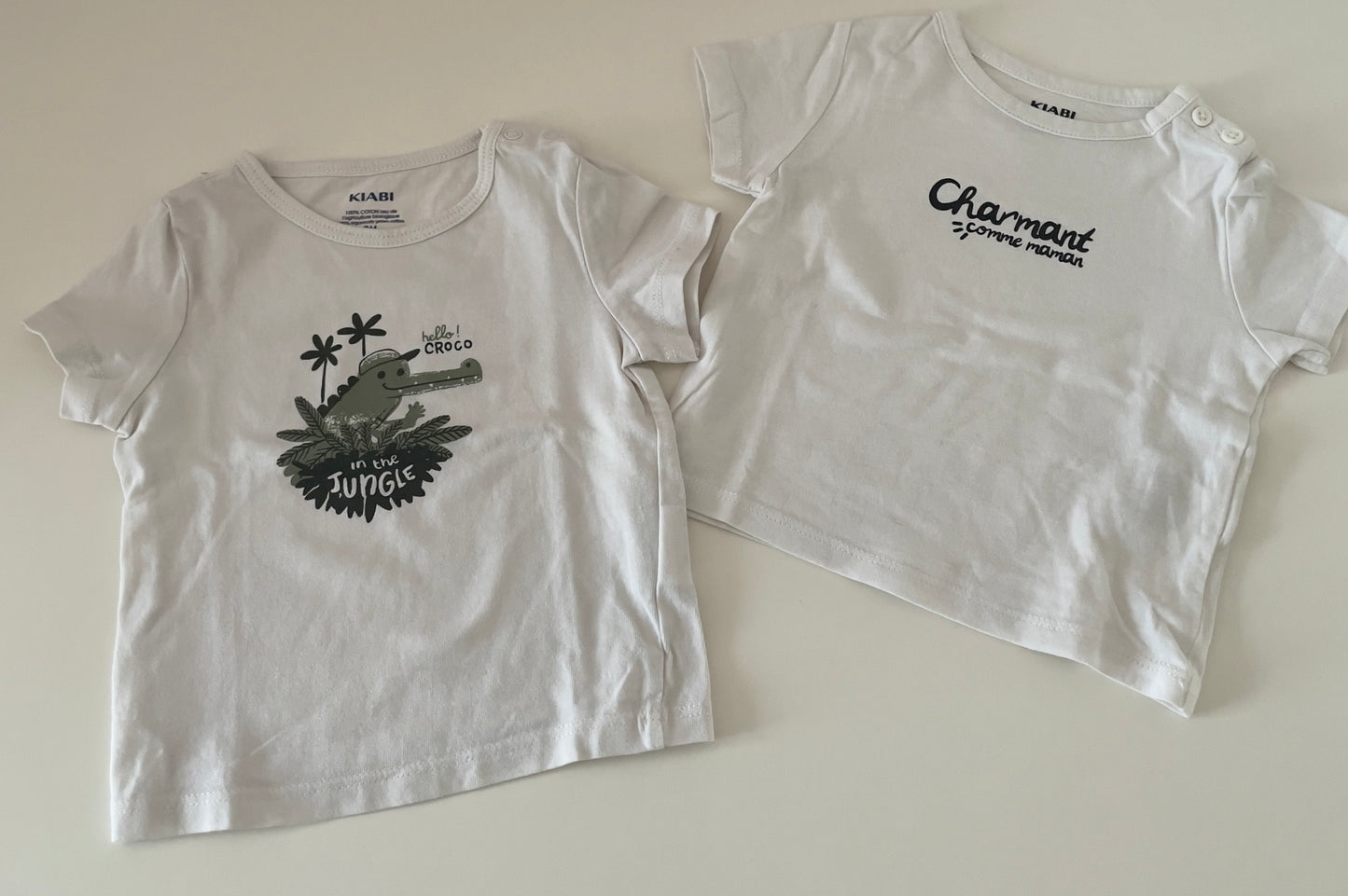 Lot 2 t-shirts 3 mois