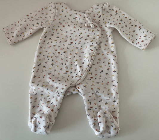 Pyjama fleuris naissance