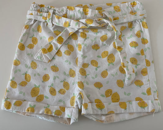 Short citron 12 mois