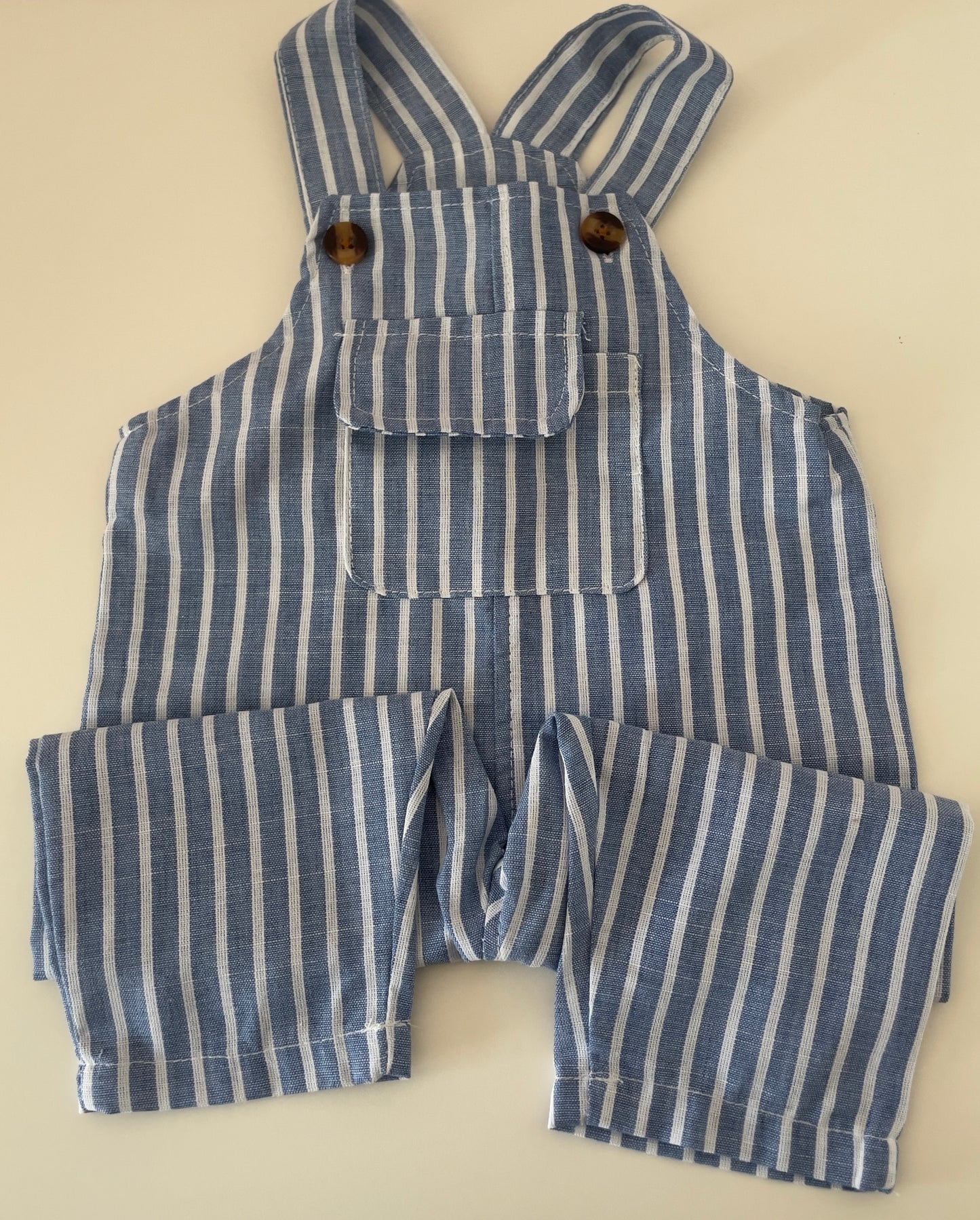 Salopette rayé 3-6 mois