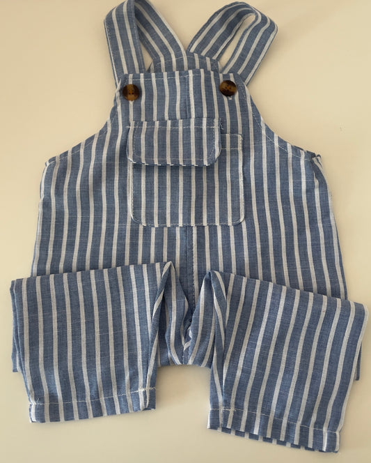 Salopette rayé 3-6 mois