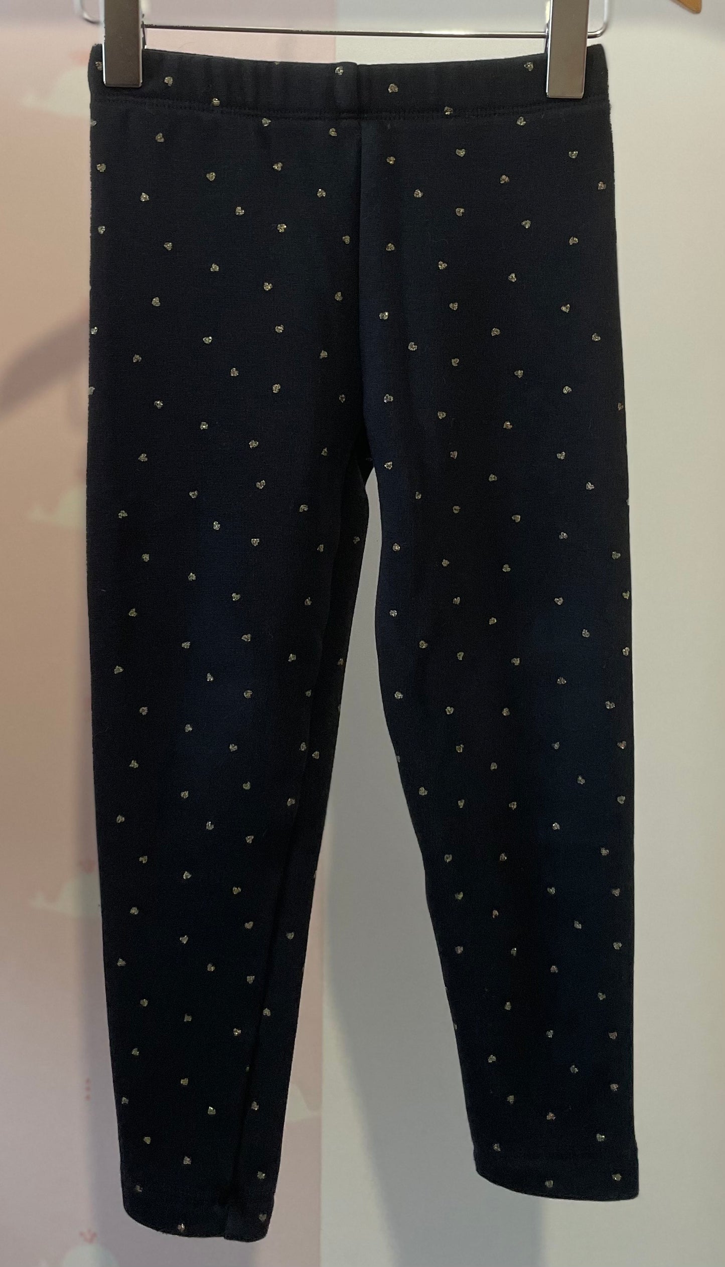 Legging molletonné cœur 4 ans