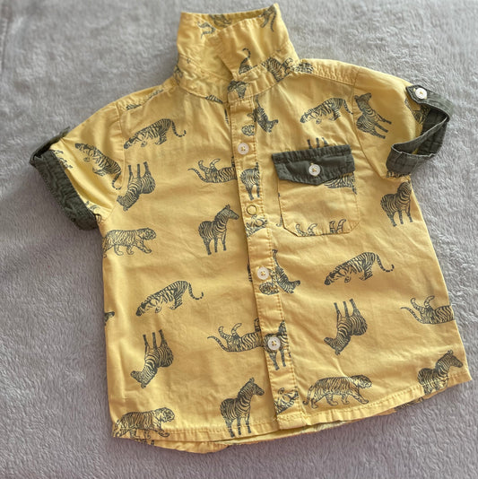 Chemise jaune 6mois