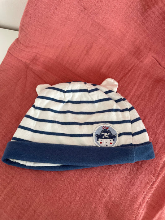 Bonnet Pirate 9-12MOIS