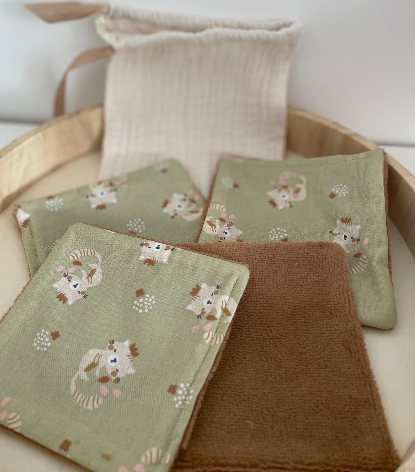 Lot de 4 lingettes éco-responsable