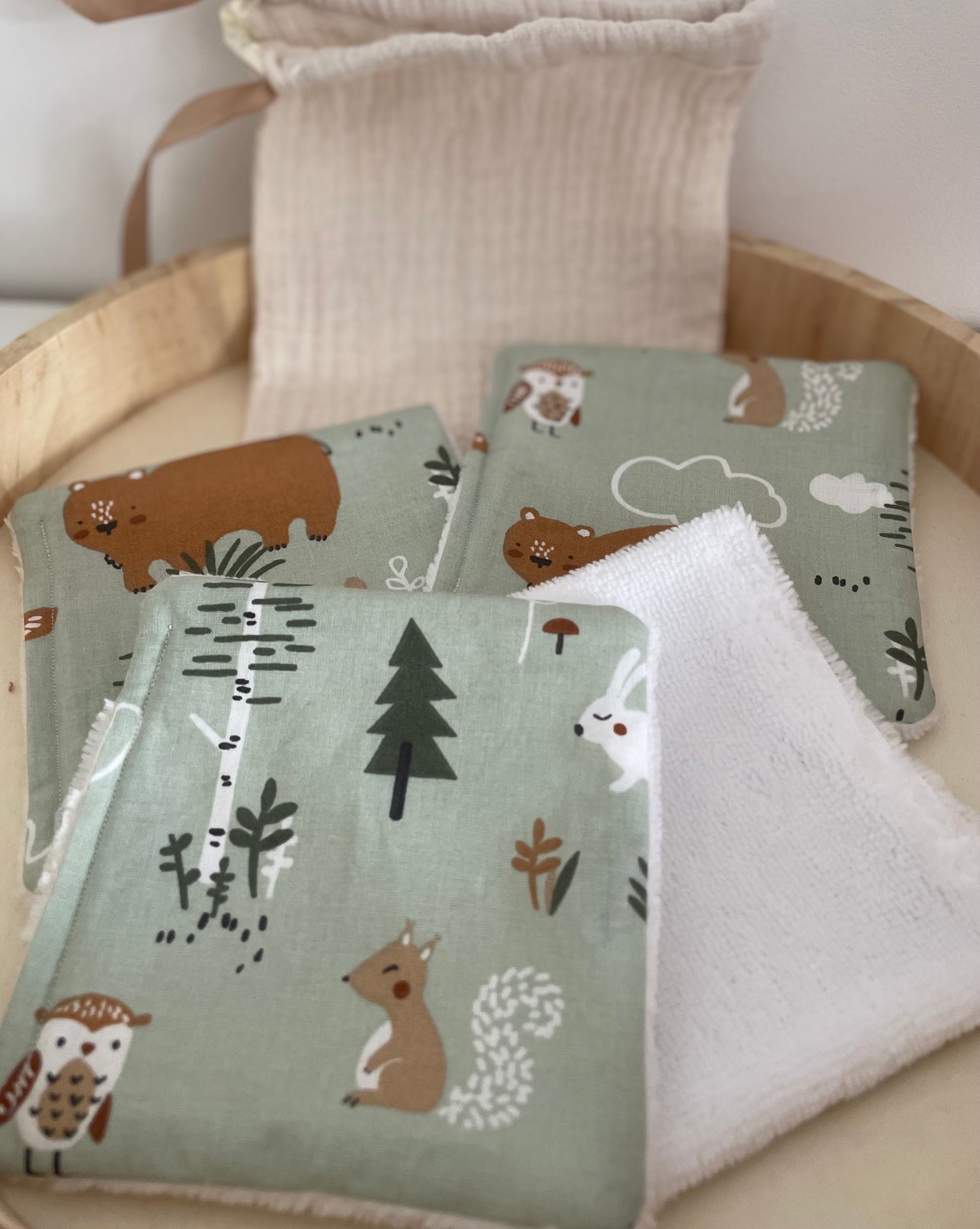 Lot de 4 lingettes éco-responsable