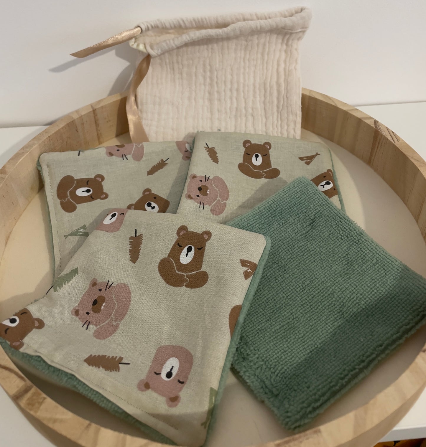 Lot de 4 lingettes éco-responsable