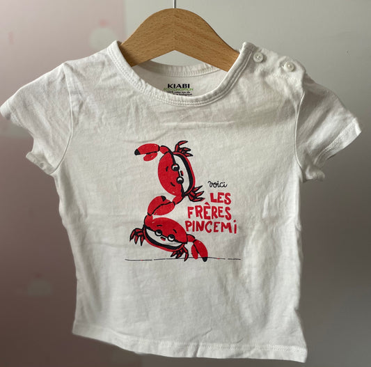 T-shirt manches courtes 12 mois