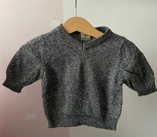 Pull gris 3 mois
