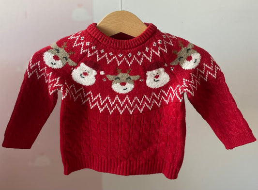 Pull de noël 2-3 mois