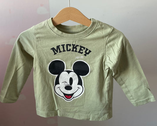 T-shirt mickey 9-12mois