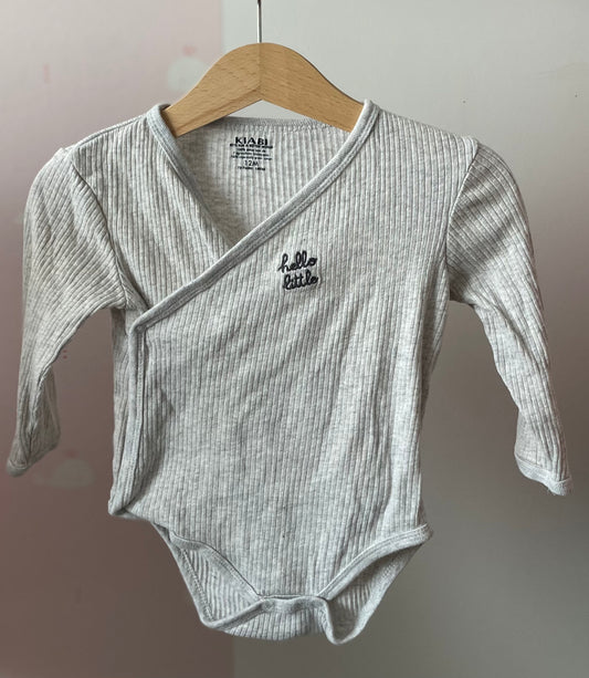 Body gris 12 mois