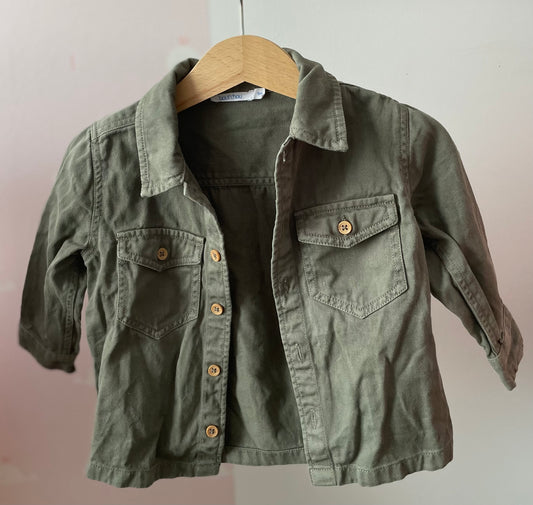 Chemise kaki 9 mois