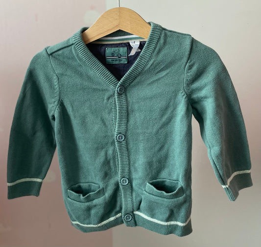 Gilet vert 9 mois