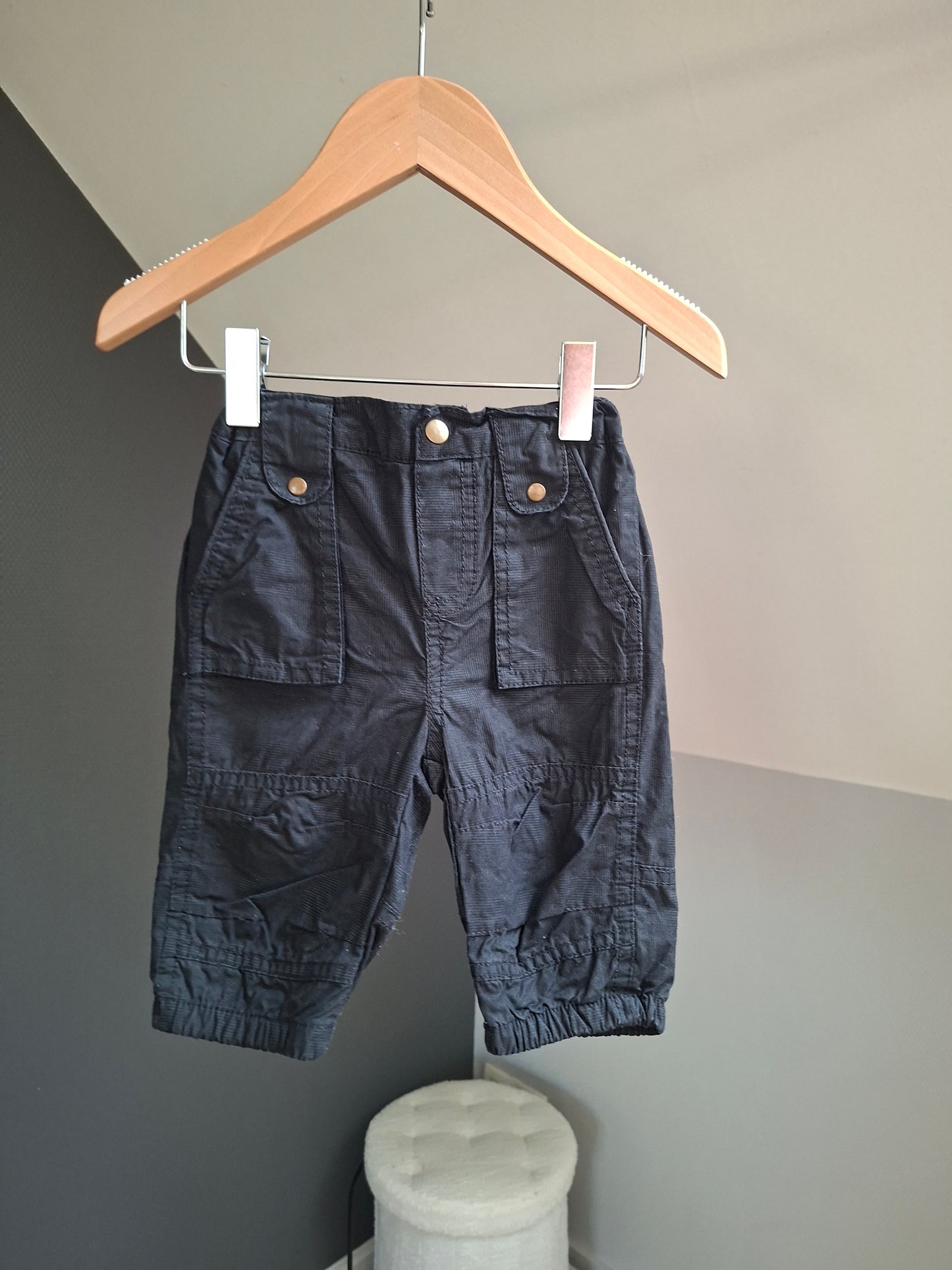 Pantalon noir large