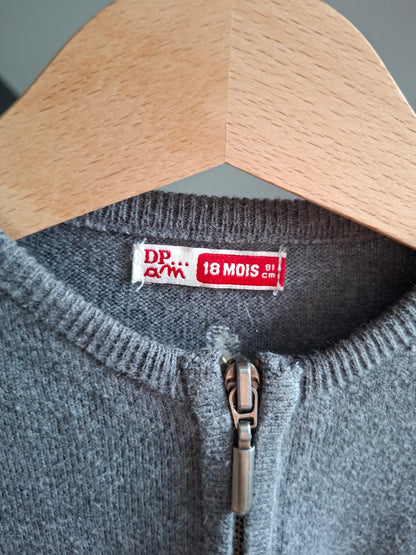 Gilet gris étoile