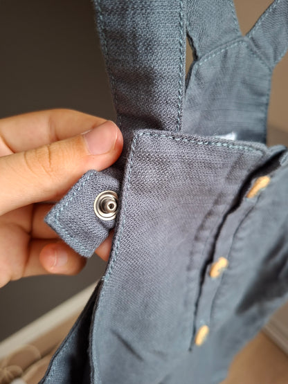 Combi-short bleu