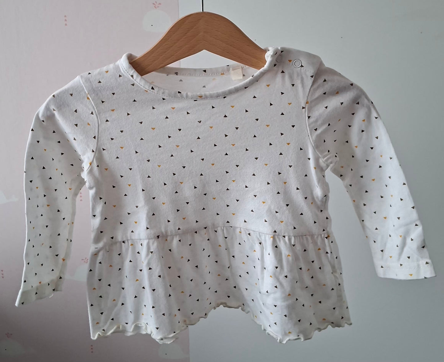 T-shirt triangles 12 mois