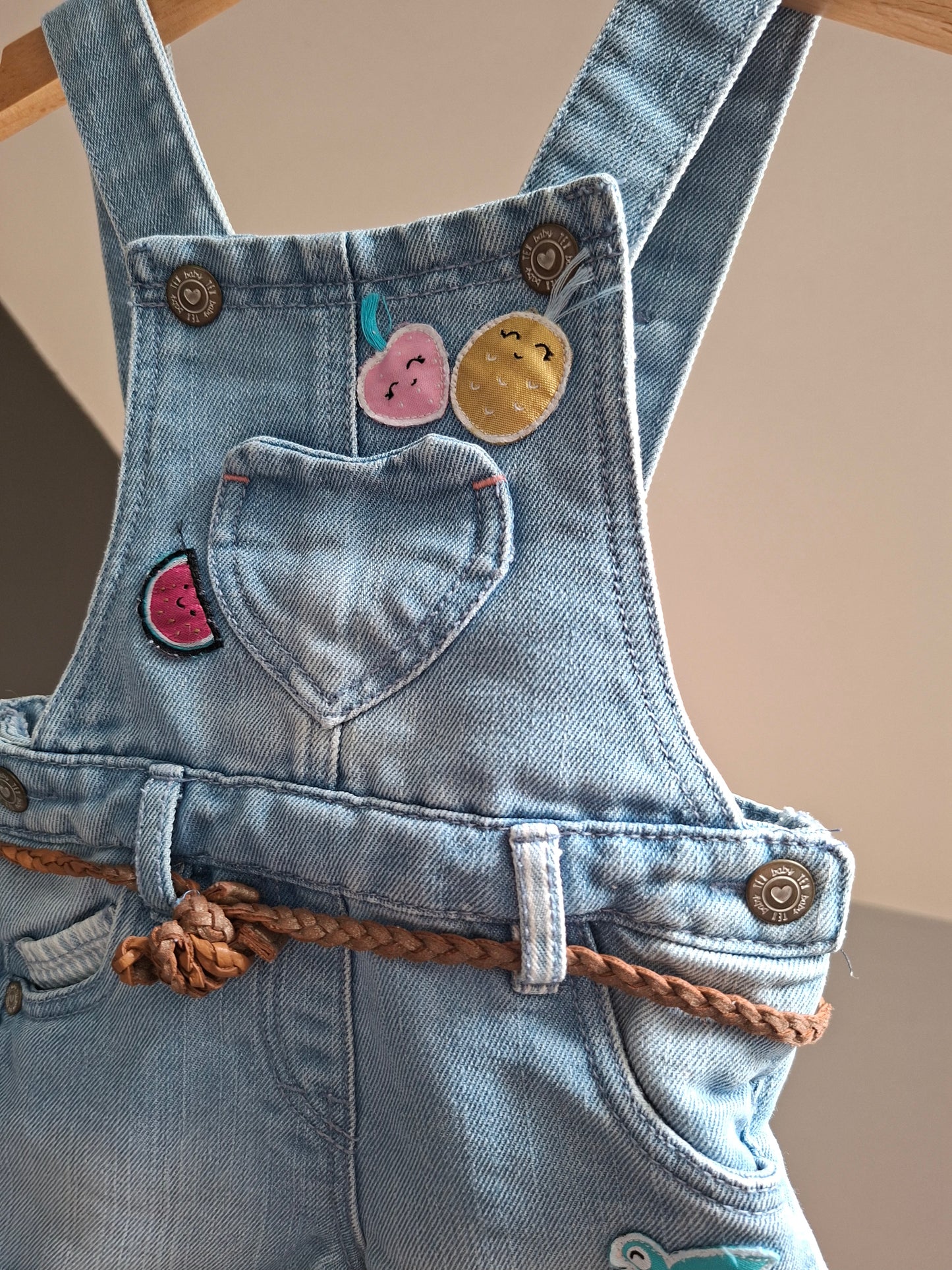Combi-short en jean