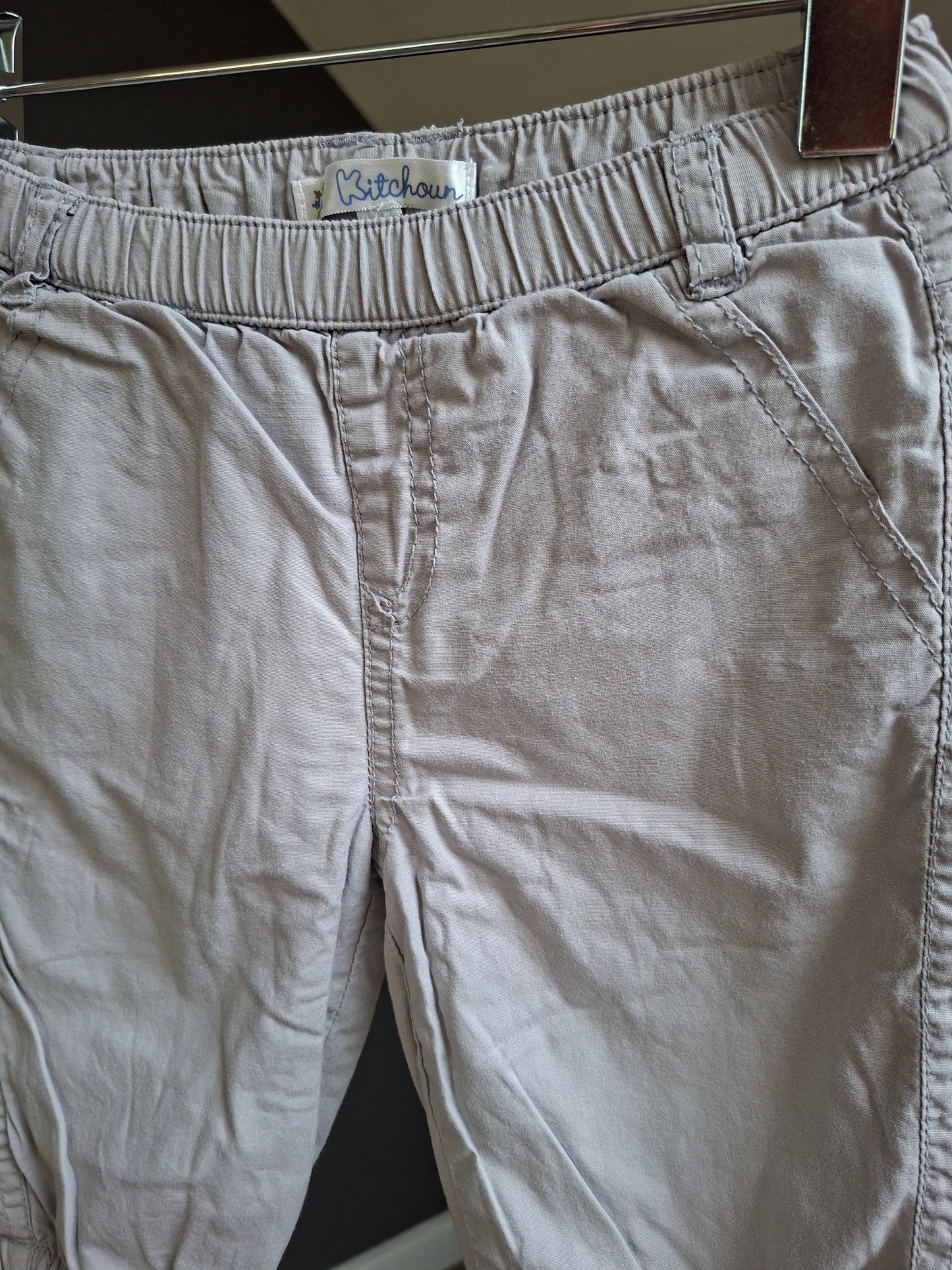 Pantalon gris perle