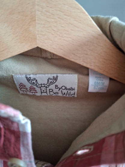 Veste à carreaux