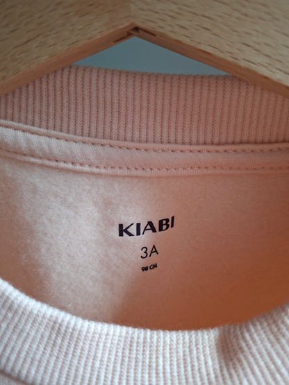 Pull rose cœur