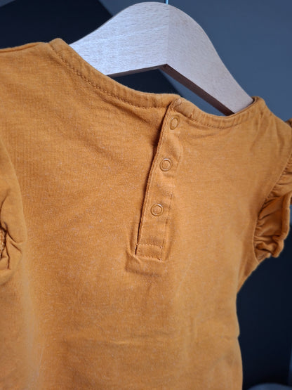 T-shirt moutarde