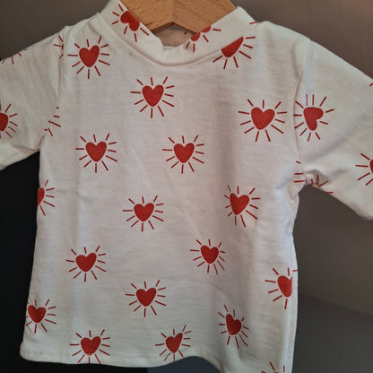 T-shirt coeur