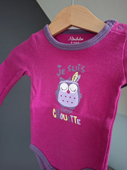 Lot 2 bodys hibou