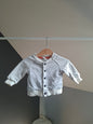 Gilet gris perle