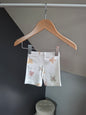 Short blanc fleuris
