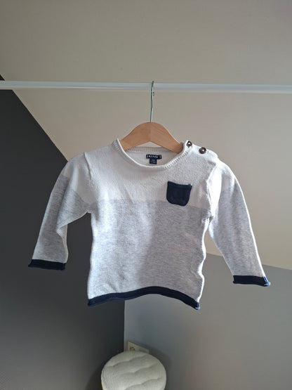 Pull tricolore