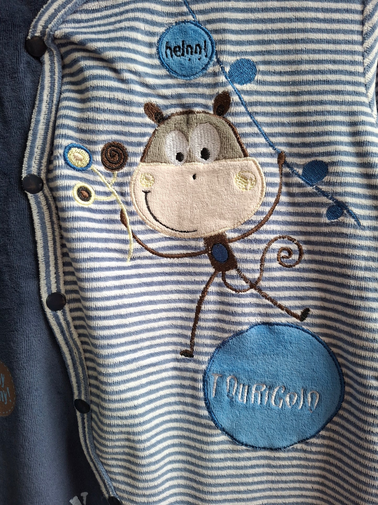 Pyjama "singe bleu"