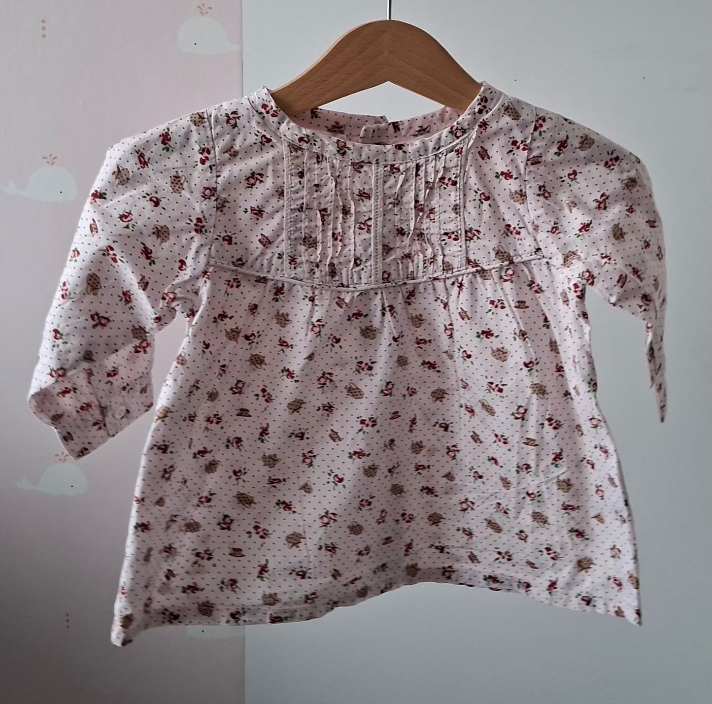 Blouse rose 9 mois