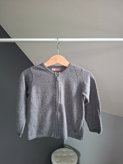 Gilet gris étoile