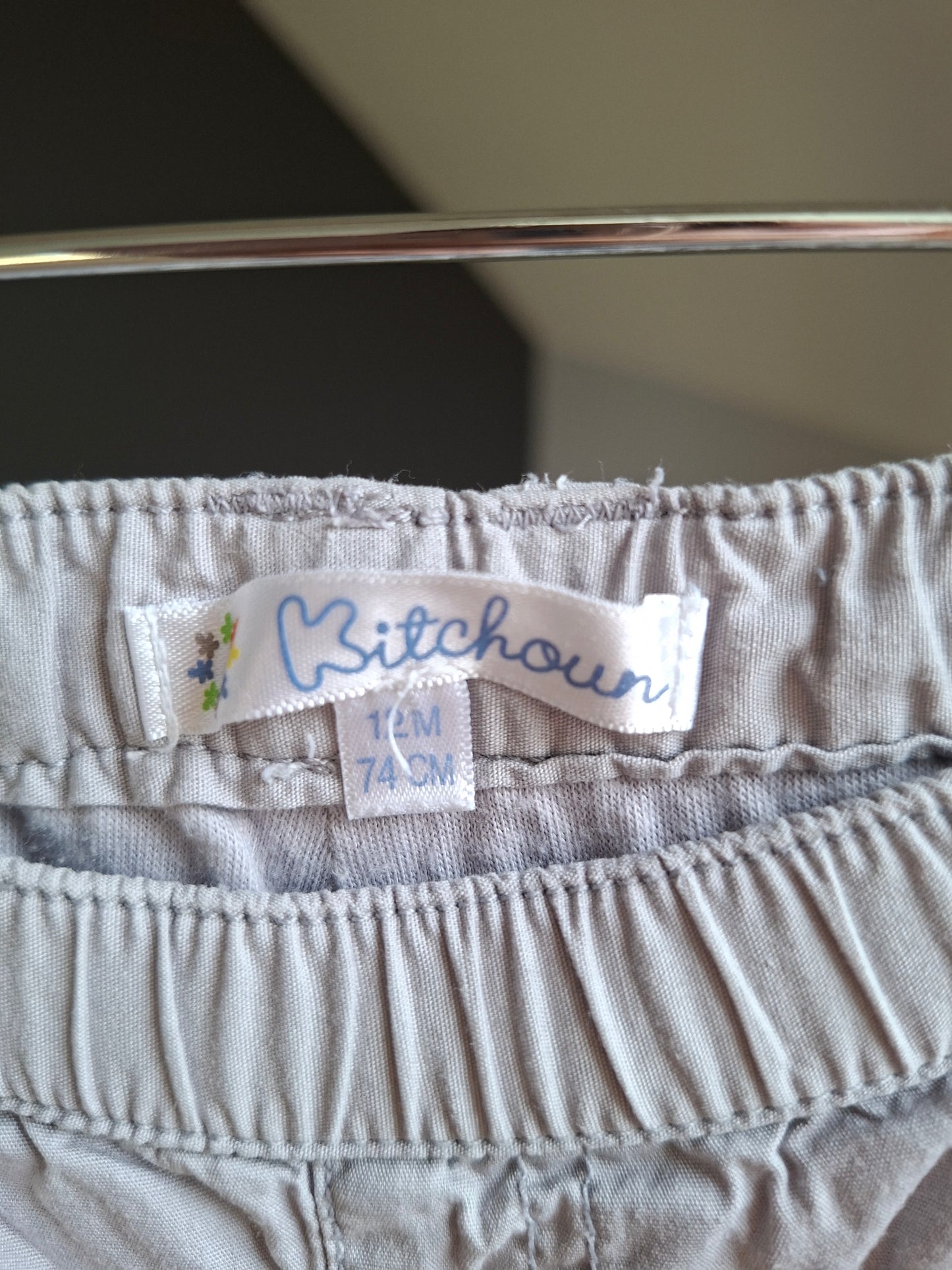 Pantalon gris perle