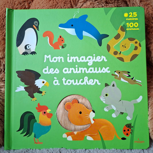 Livre "mon imagier des animaux a toucher"