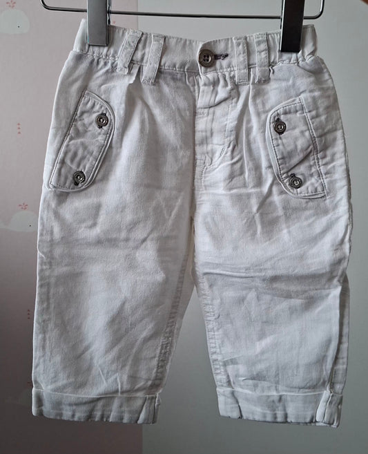 Pantalon blanc 9 mois