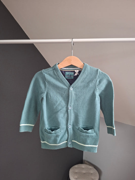 Gilet vert 9 mois