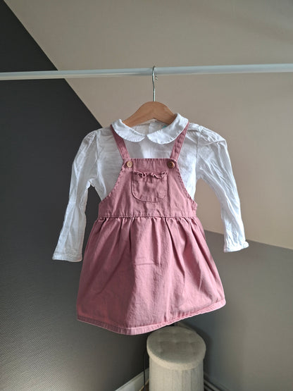 Robe et chemise rose