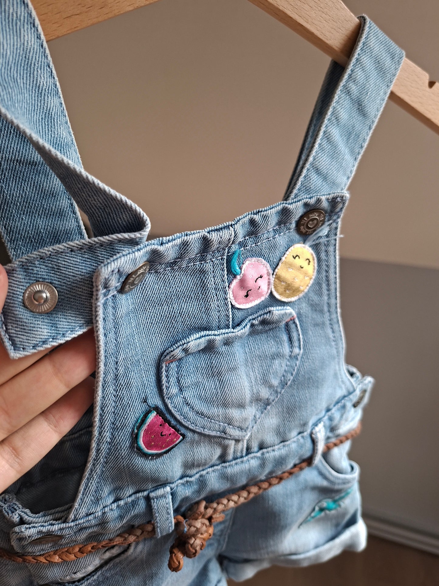 Combi-short en jean