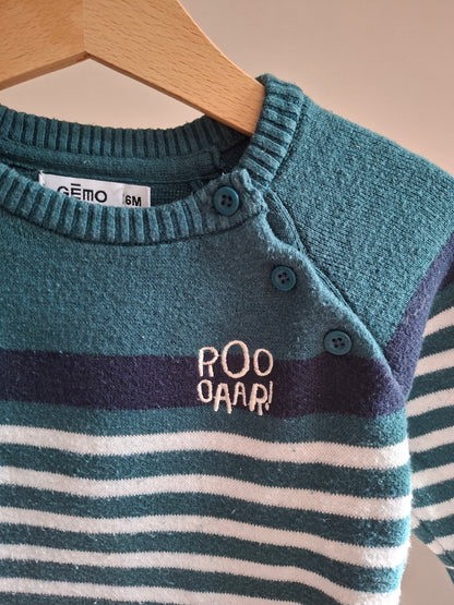 Pull rayé