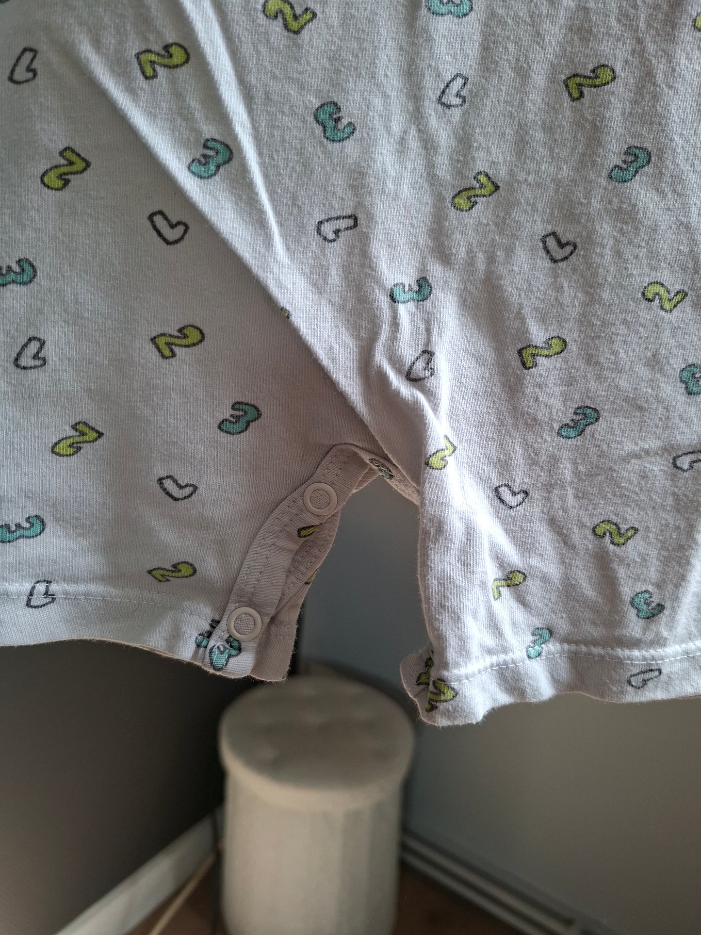 Combi-short chiffre