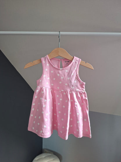 Robe rose fleuris