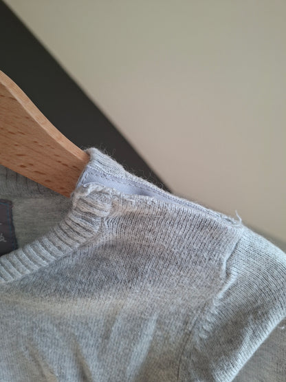 Pull gris perle