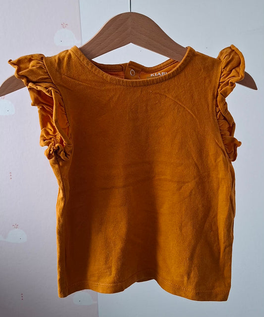 T-shirt moutarde 18 mois