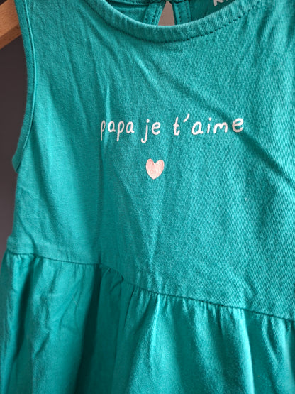 Robe "papa je t'aime"
