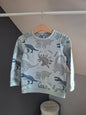 Pull bleu dinosaures