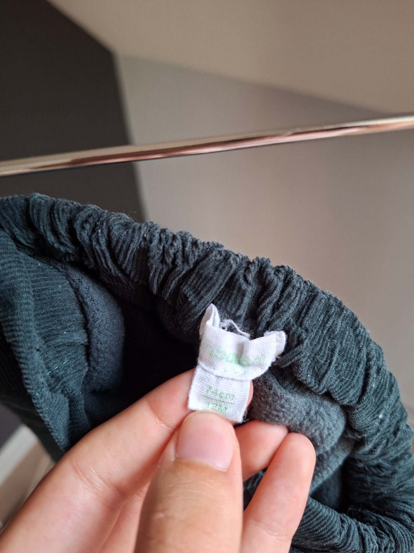 Pantalon vert rembourré