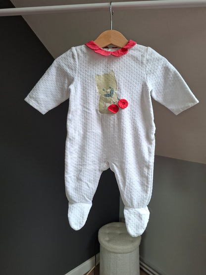 Pyjama "chat cerise"
